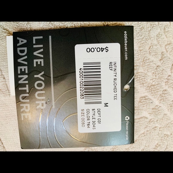 Eddie Bauer Infinity Ruched Tee - Picture 6 of 6